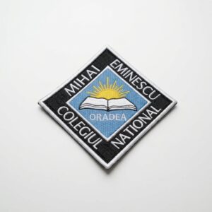 Colegiul Național „Mihai Eminescu” Oradea Sigla Brodată de Ecusoanele.ro