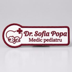 Ecuson Medic Pediatru Personalizat Brodat