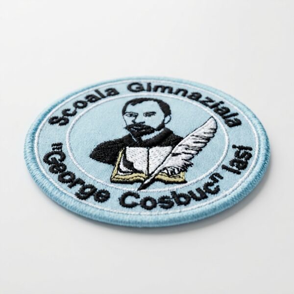 Școala Gimnazială George Coșbuc Iași sigla brodată