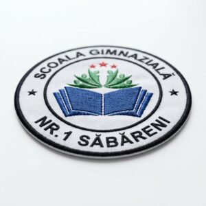 Scoala Gimnaziala Nr. 1 Sabareni Sigla Brodata Scoala Gimnaziala Nr. 1 Sabareni Sigla Brodata