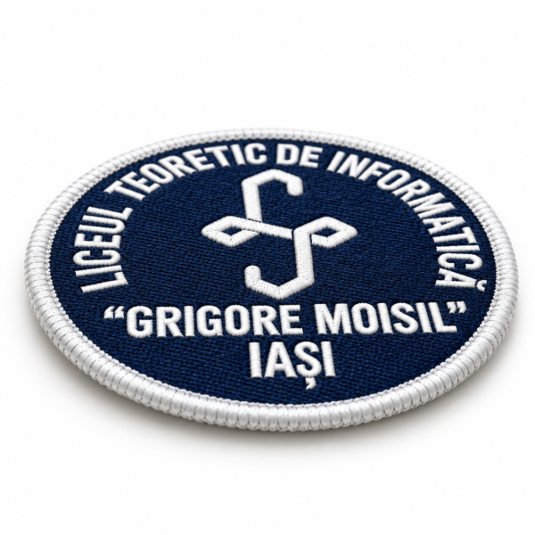 Liceul Teoretic de Informatică ”GRIGORE MOISIL” Iași v2 Sigla Brodată