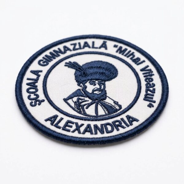 Școala Gimnazială „Mihai Viteazul” Alexandria v2 Sigla Brodată
